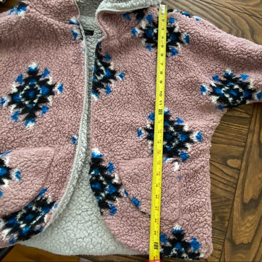 Pink Fleece Jacket, L - Picture 4 of 6